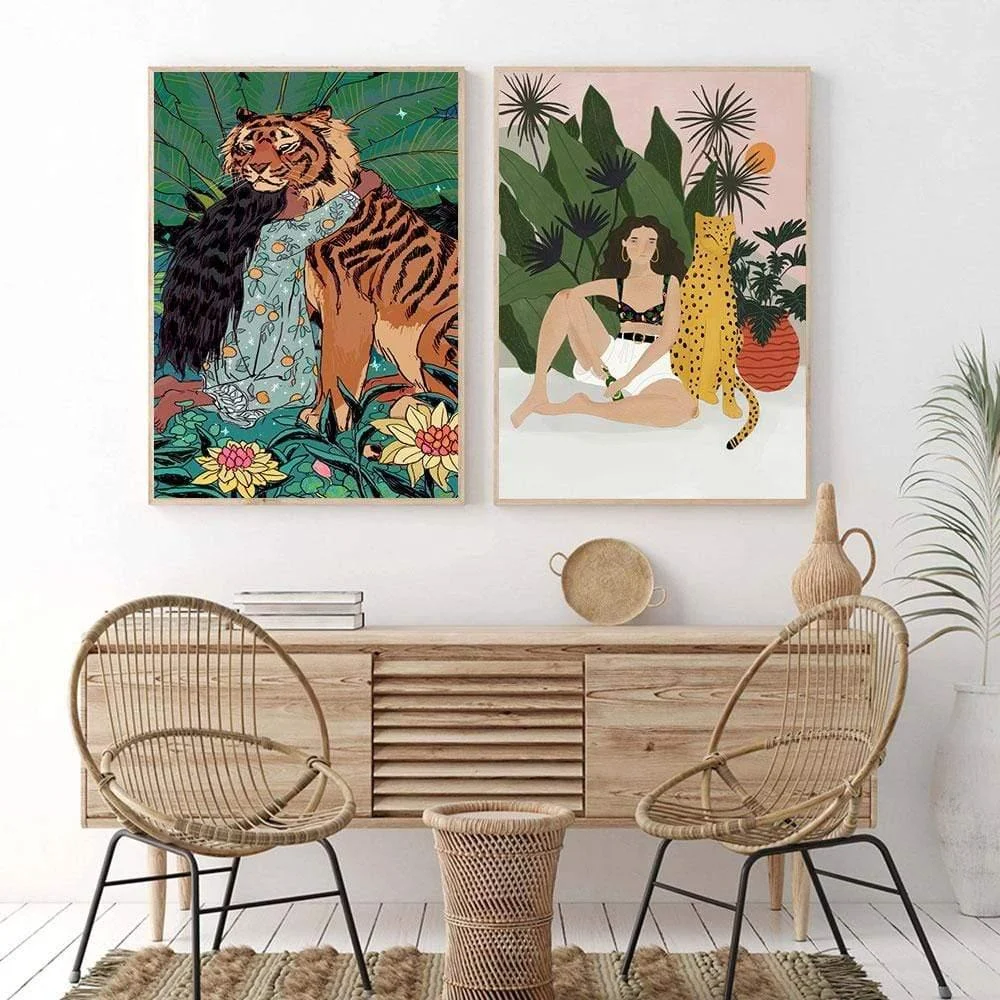 Wild Animals Wall Posters - Glova