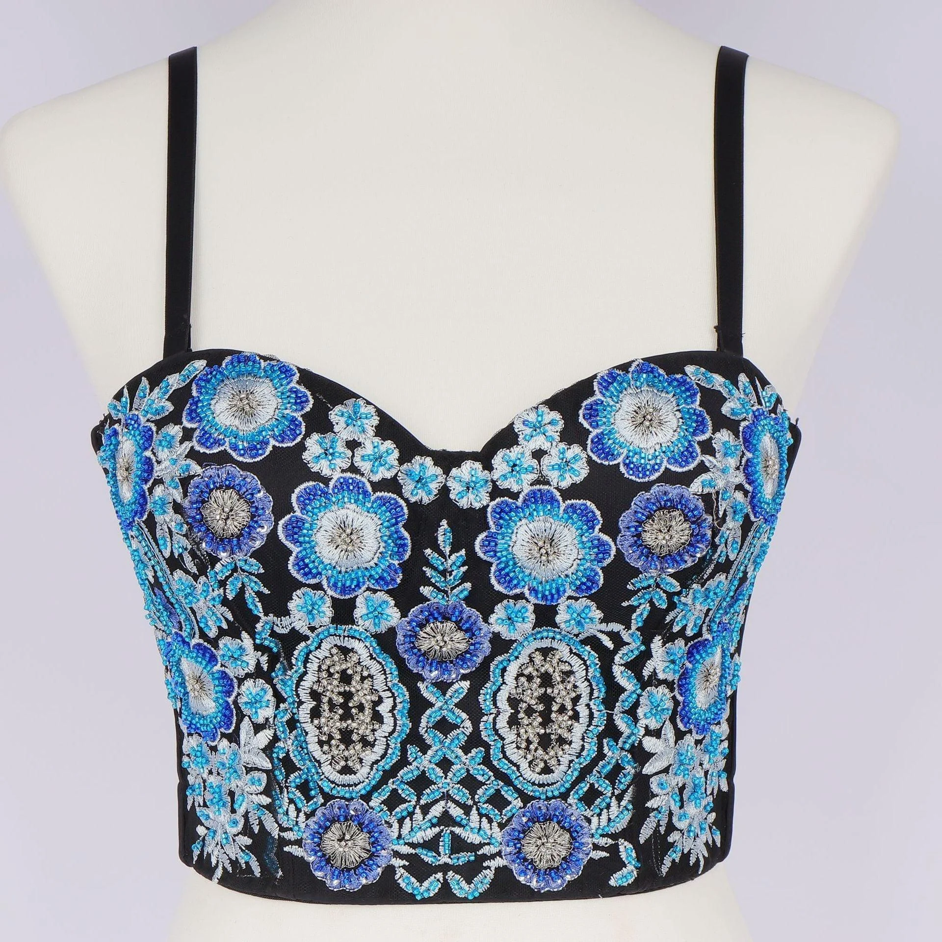 Wilder Embroidered Crop Top - Glova