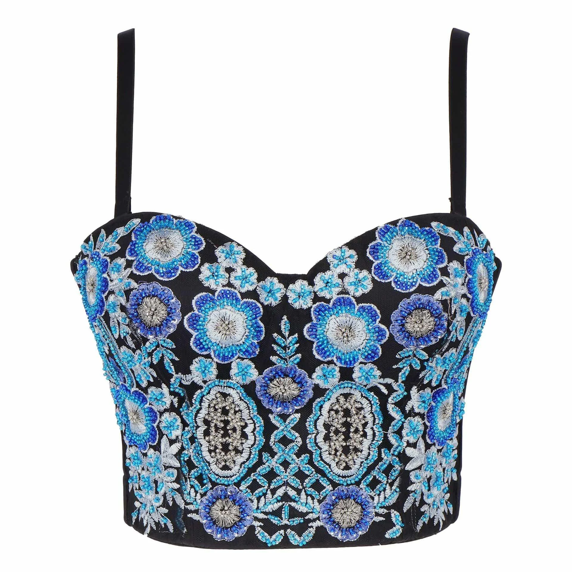 Wilder Embroidered Crop Top - Glova