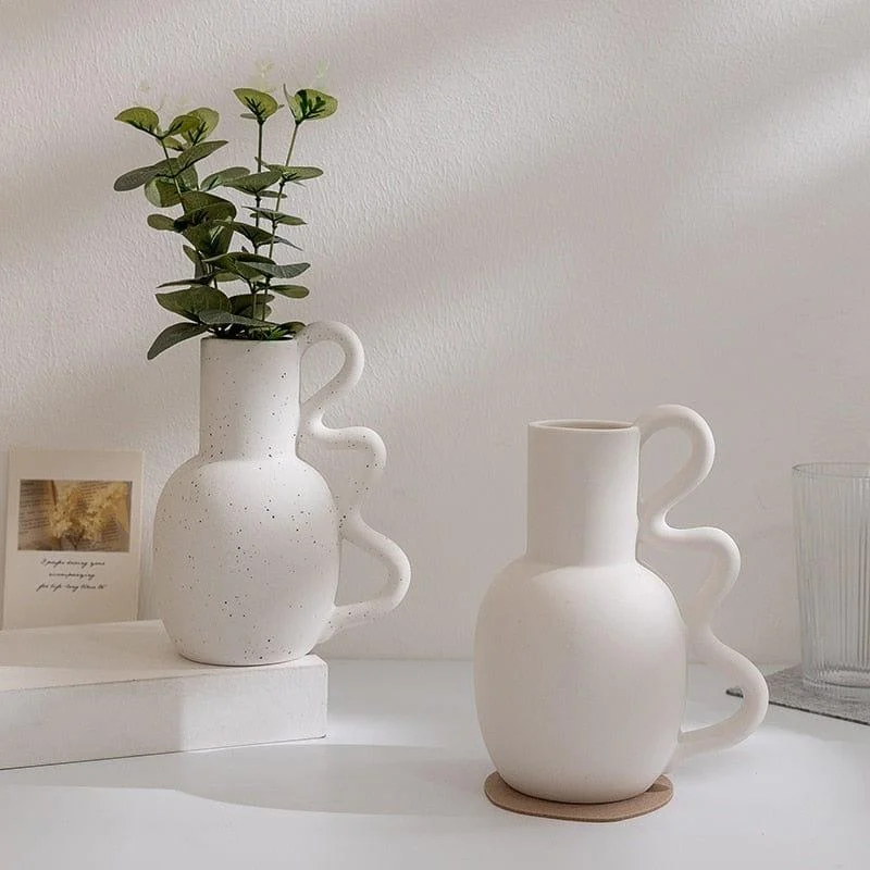 Wind Wave Ceramic Vase - Glova