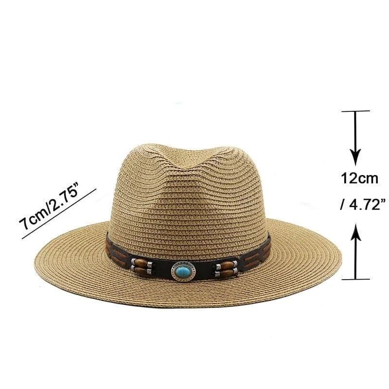 Winifred Panama Fedora Straw Hat - Glova