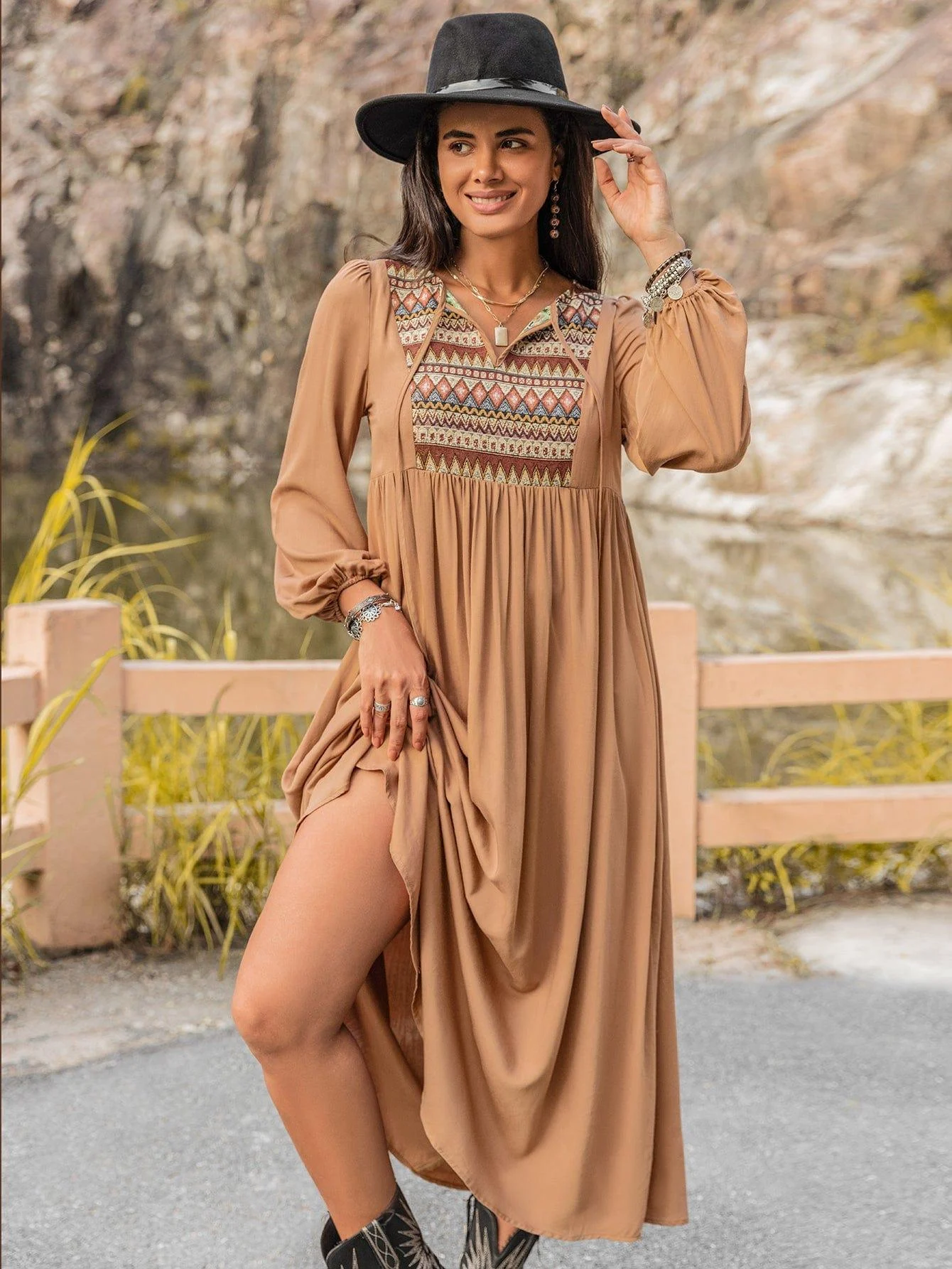 Winter Sands Maxi Dress - Glova