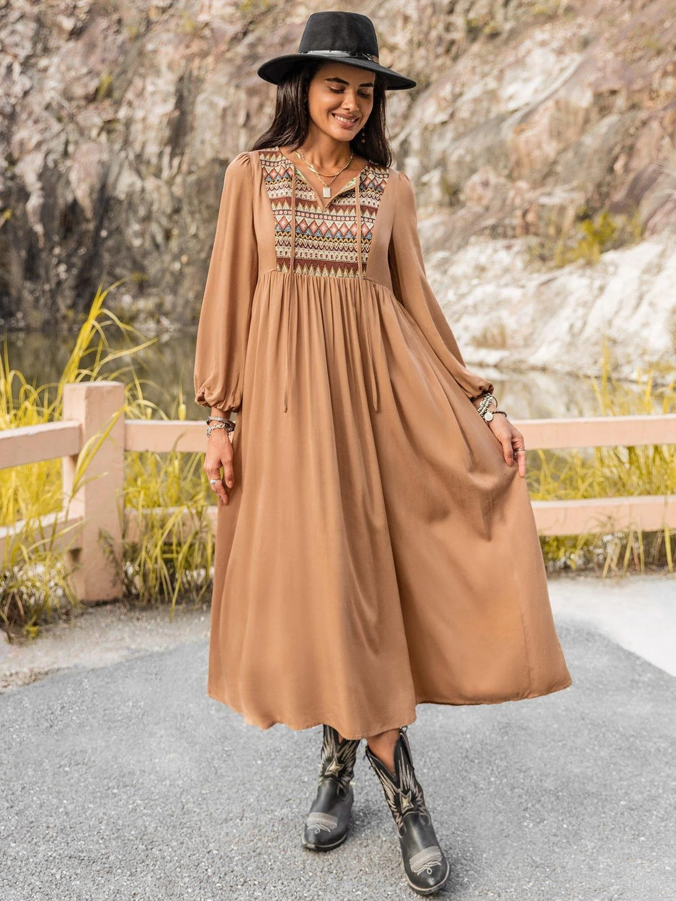 Winter Sands Maxi Dress - Glova