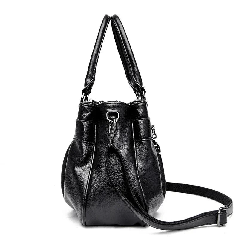 Women Crossbody PU Leather Silt Pocket Shoulder Bag - Glova