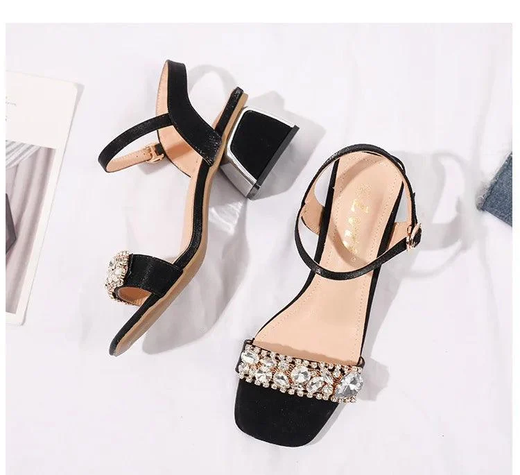 Women Large size Platform Medium Heeled Sandal Shoes - Glova