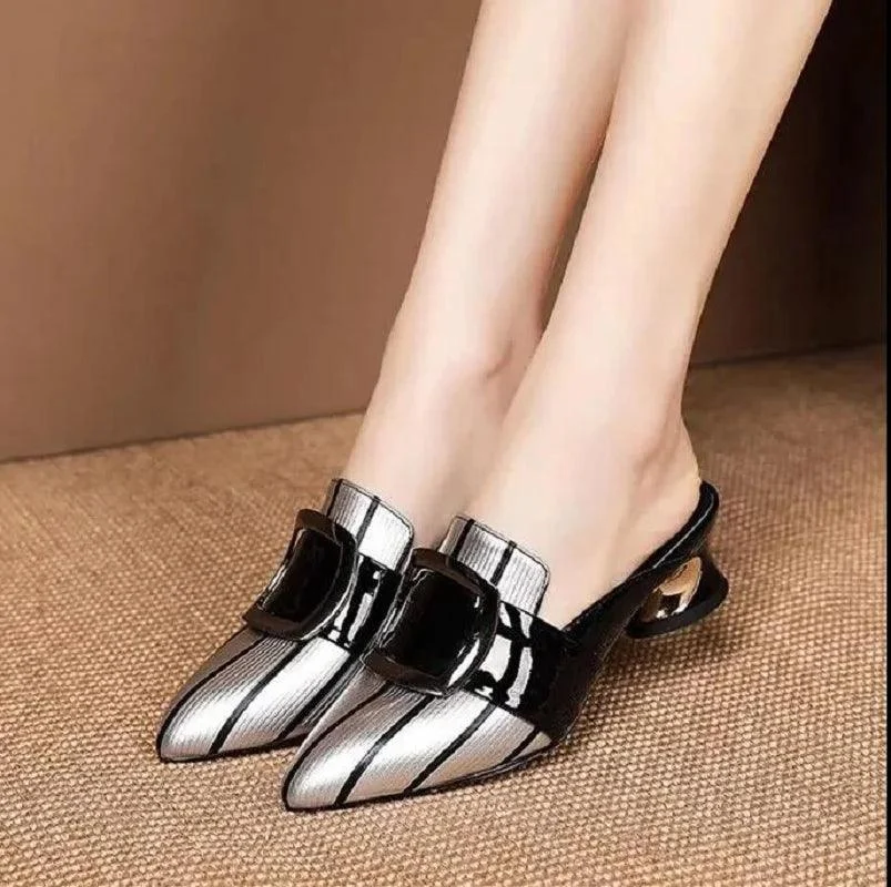 Women Platform Low Heel Pumps Sandals Shoes - Glova