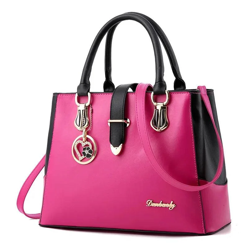 Women PU Leather Ladies Large Handbags - Glova