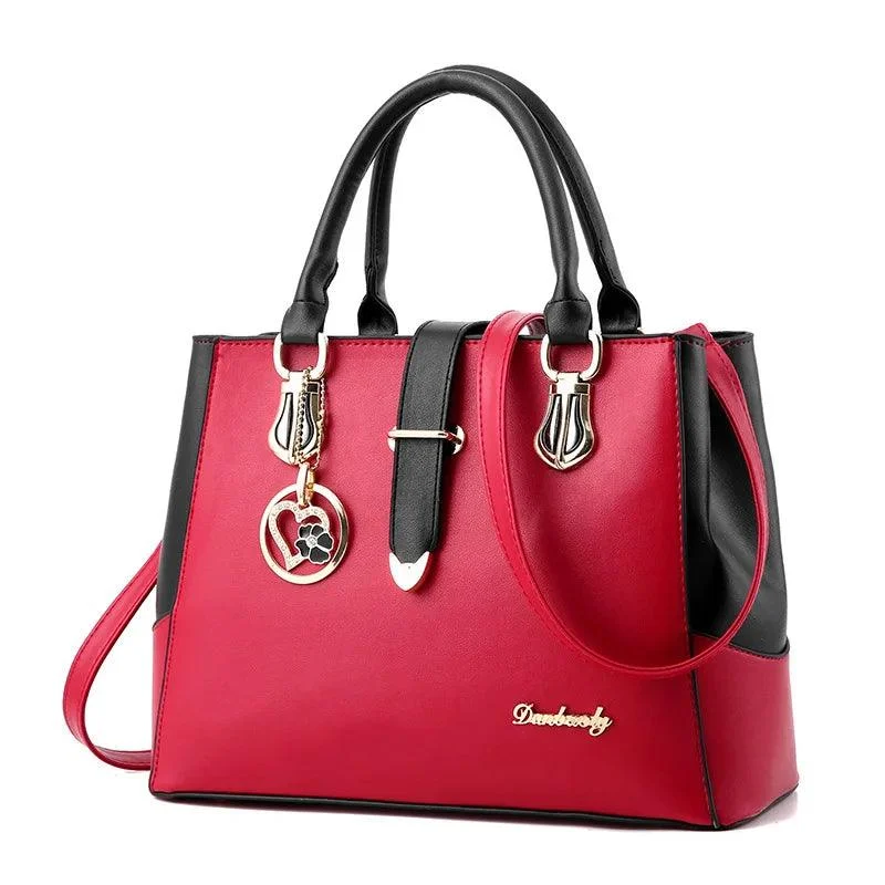 Women PU Leather Ladies Large Handbags - Glova