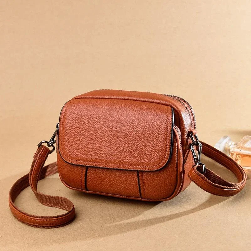 Women PU Leather Shell Crossbody Bag - Glova