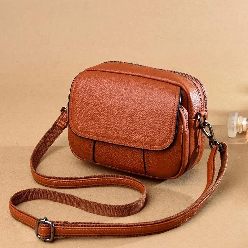 Women PU Leather Shell Crossbody Bag - Glova