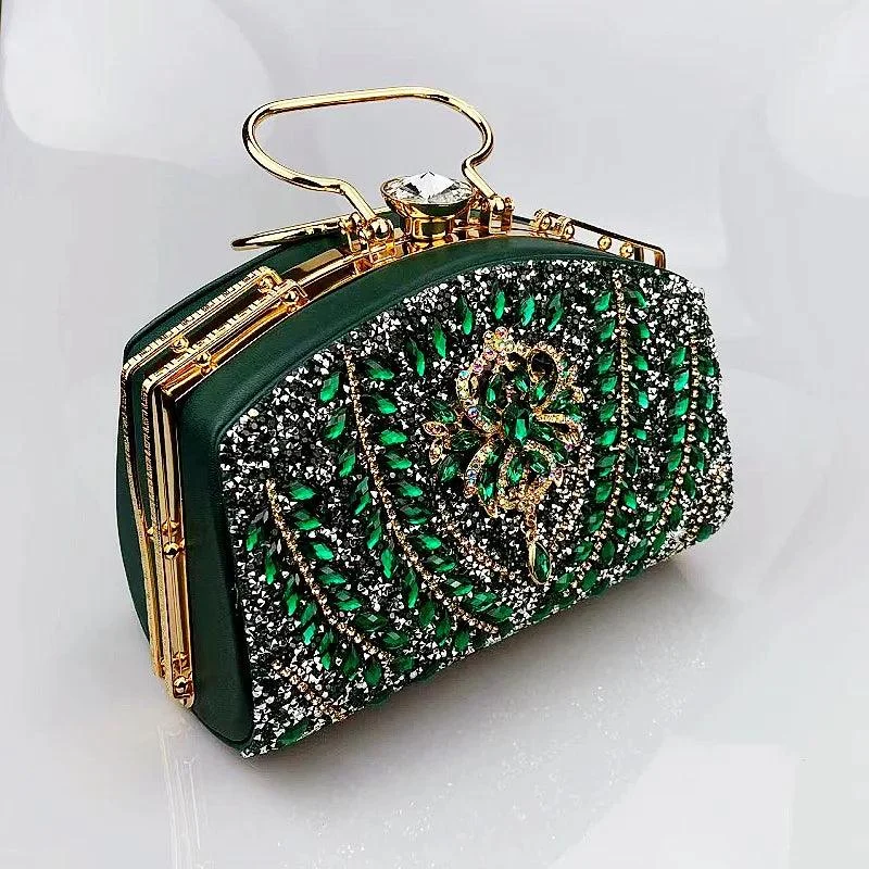 Women's Rhinestone Evening Banquet Diamond Wallet - Glova