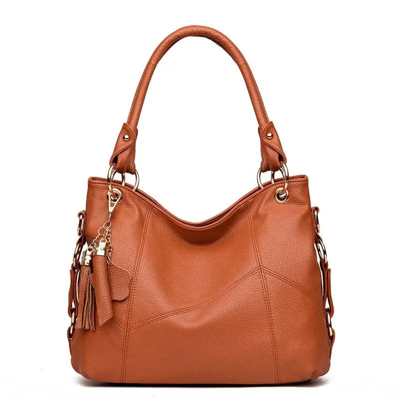 Women Soft Leather Crossbody Top-handle Shoulder Bags - Glova