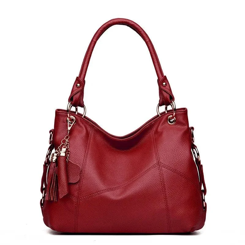 Women Soft Leather Crossbody Top-handle Shoulder Bags - Glova