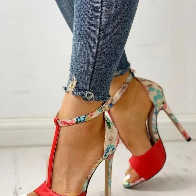 Women Stiletto Super High Heel Sandals - Glova