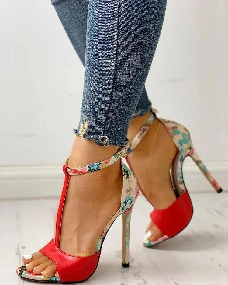 Women Stiletto Super High Heel Sandals - Glova