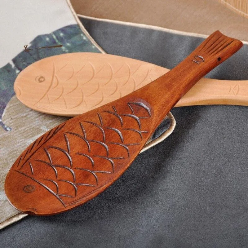 Wooden Fish Rice Spoon - Glova