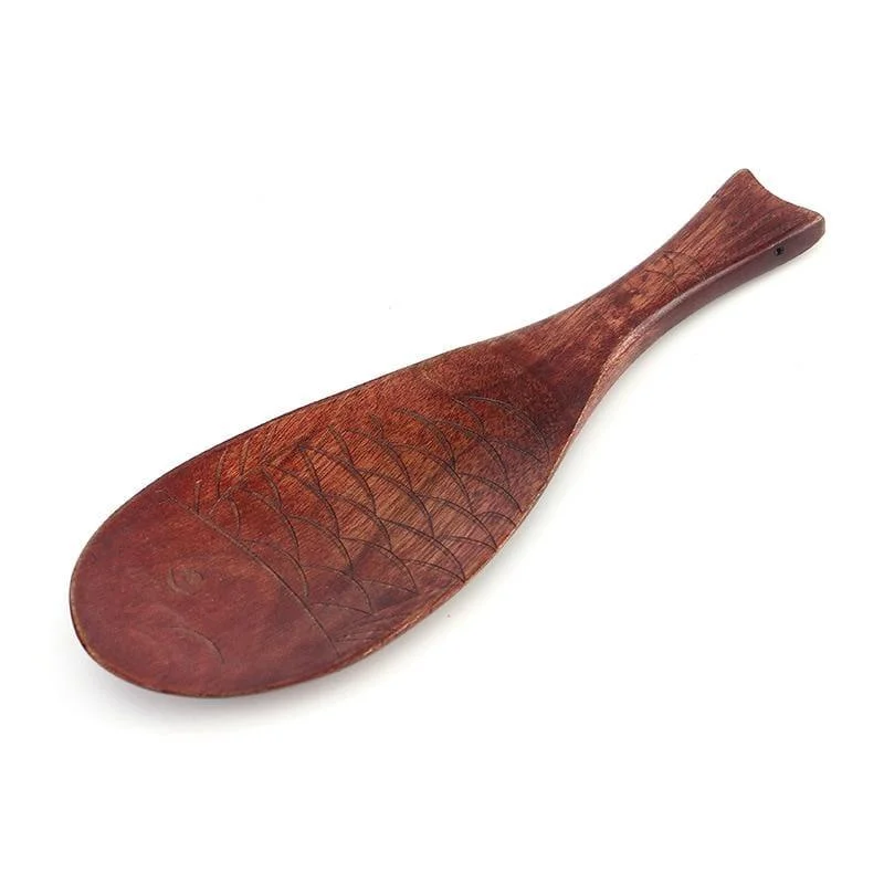 Wooden Fish Rice Spoon - Glova