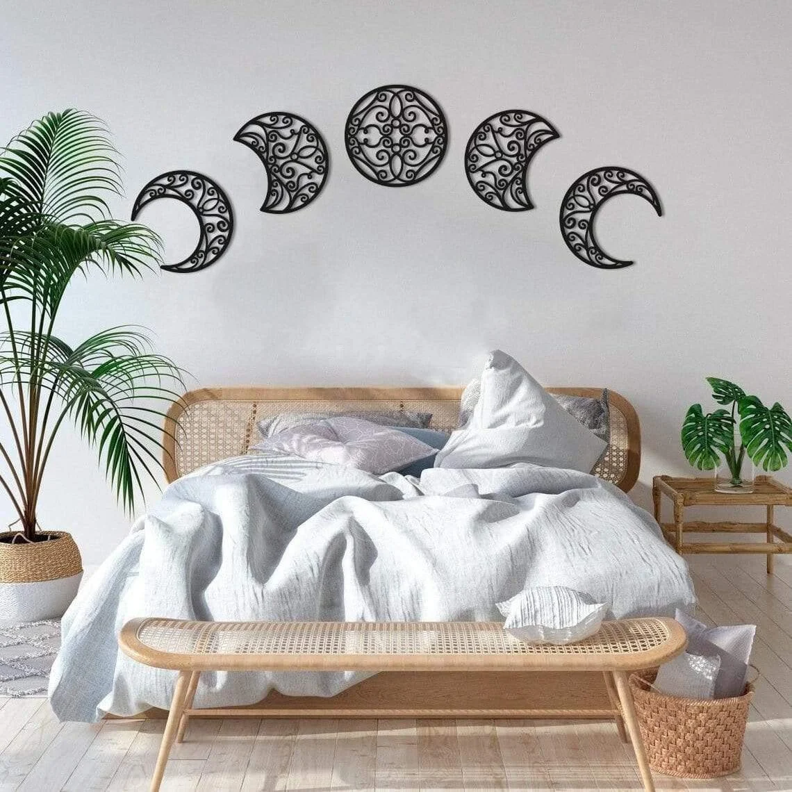 Wooden Moonphase Wall Art - Glova