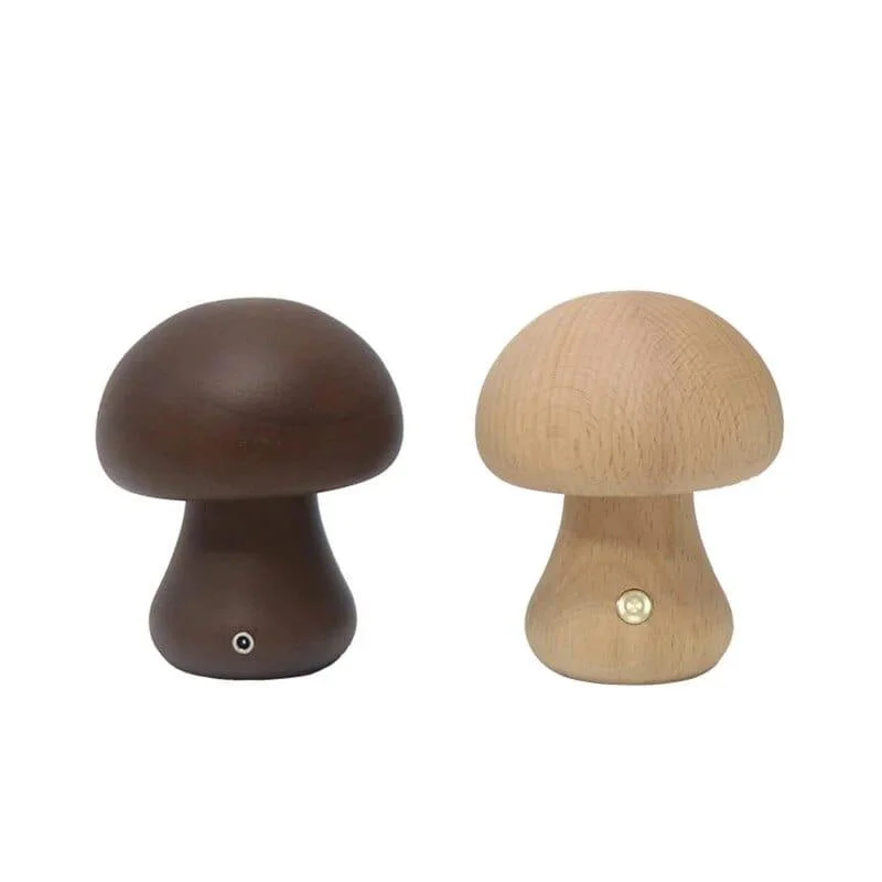 Wooden Mushroom Lamps - Glova