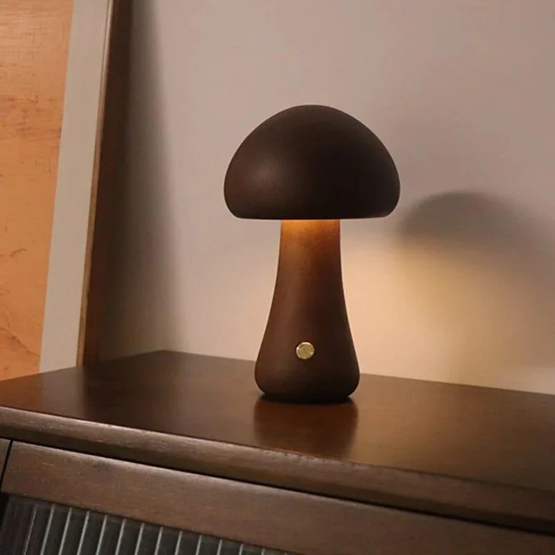 Wooden Mushroom Lamps - Glova