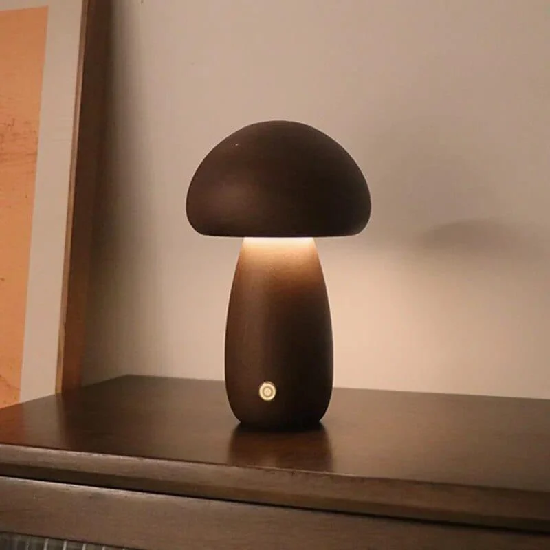 Wooden Mushroom Lamps - Glova