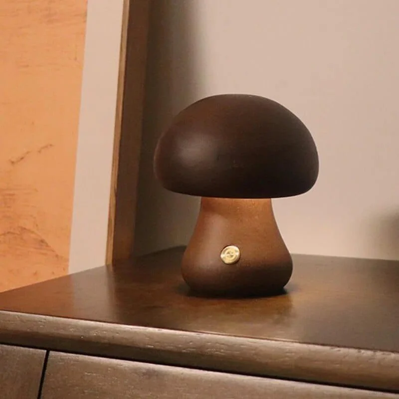 Wooden Mushroom Lamps - Glova