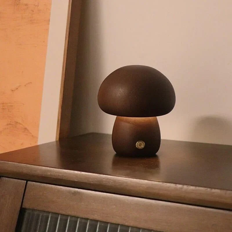 Wooden Mushroom Lamps - Glova