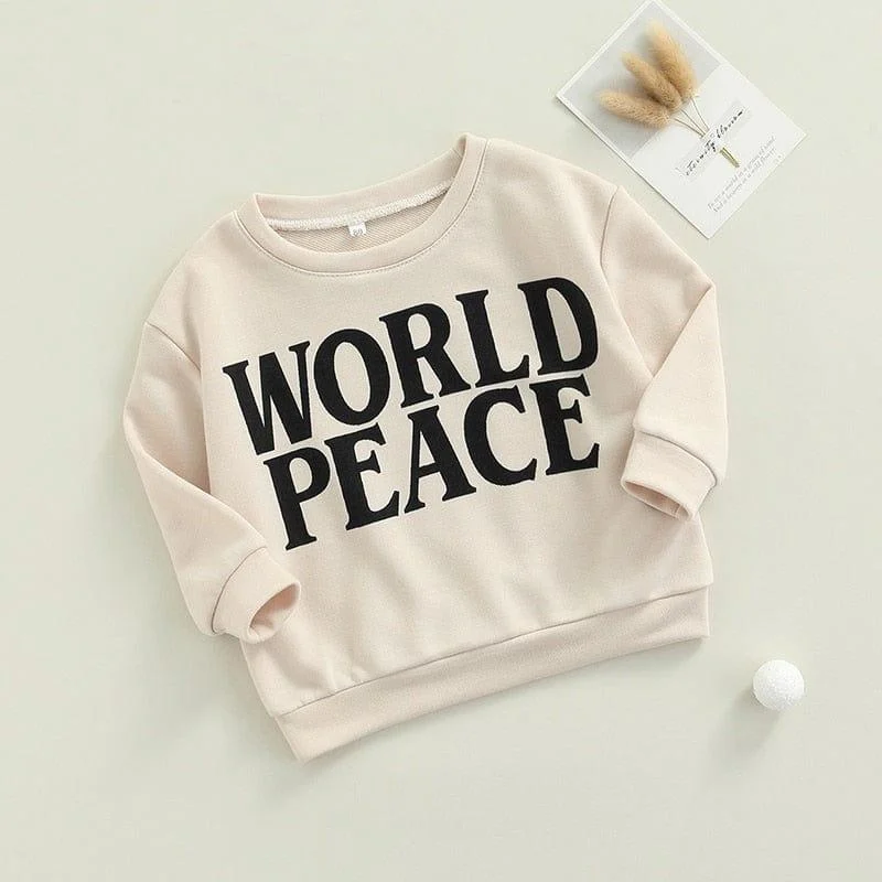 World Peace Toddler Sweatshirt - Glova