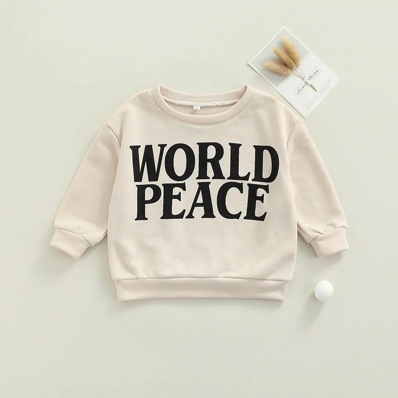 World Peace Toddler Sweatshirt - Glova