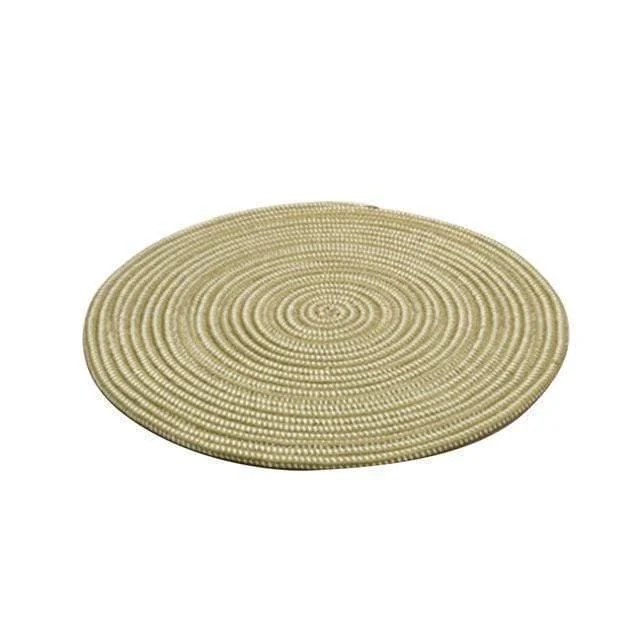 Woven Round Tatami Carpet - Glova