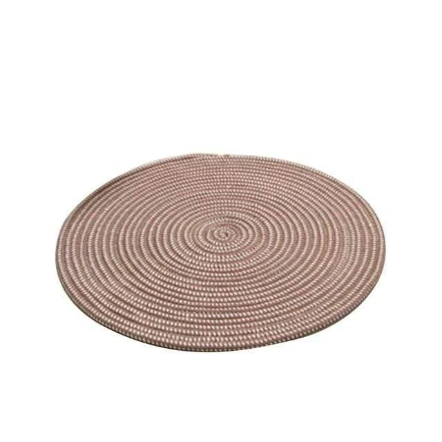 Woven Round Tatami Carpet - Glova