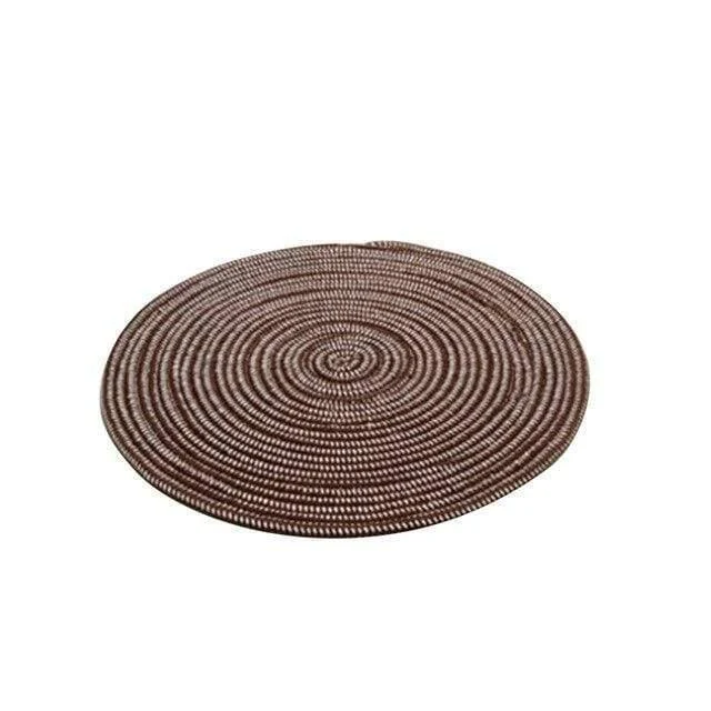 Woven Round Tatami Carpet - Glova