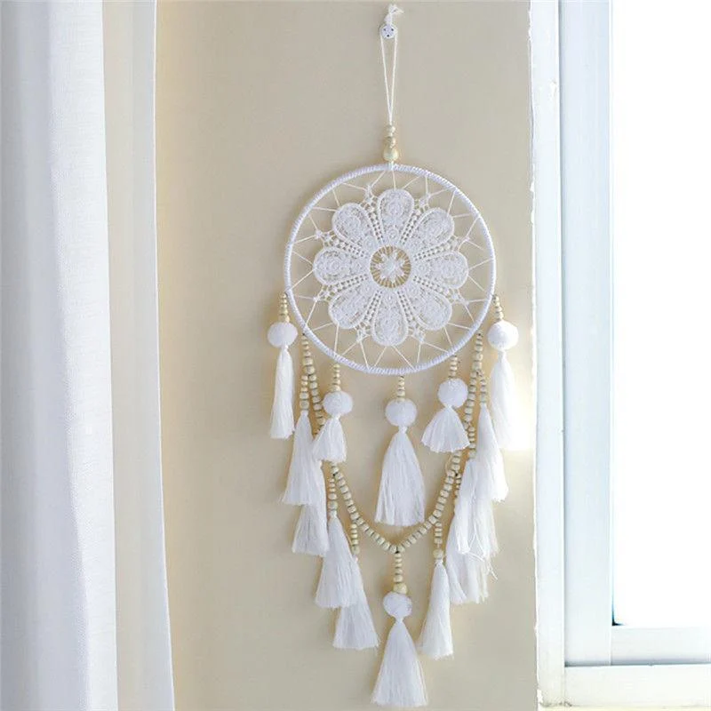 Woven Tassel/Beaded Dream Catcher - Glova