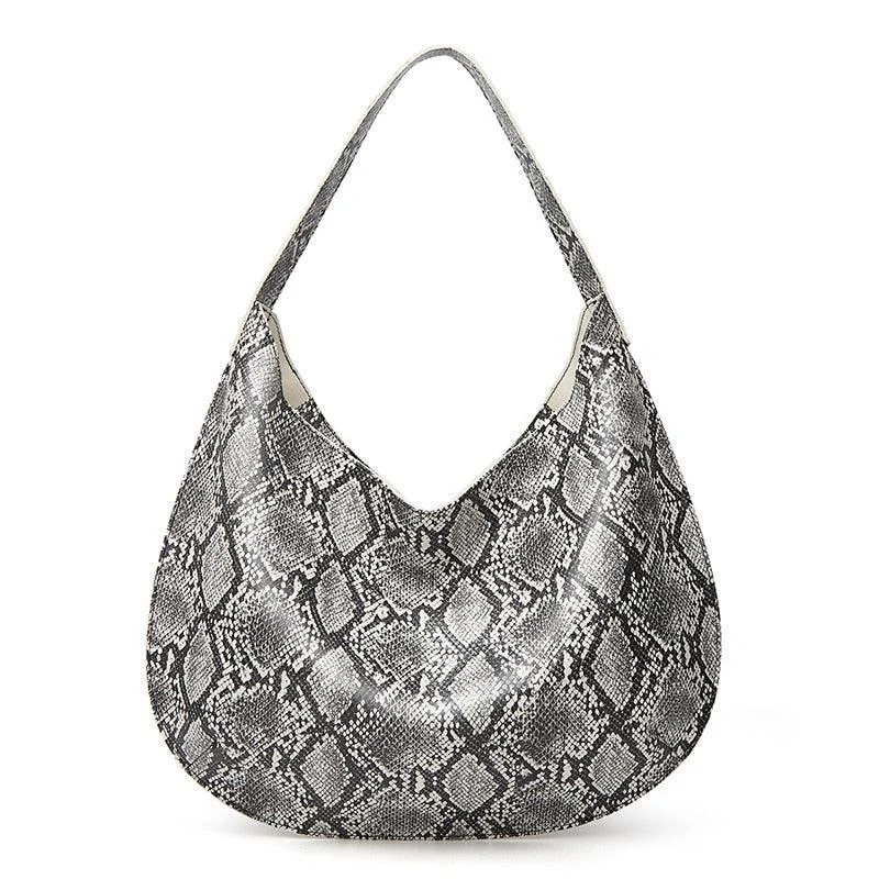 Yasika Serpentine Prints Hobo Bags - 6 Colors - Glova