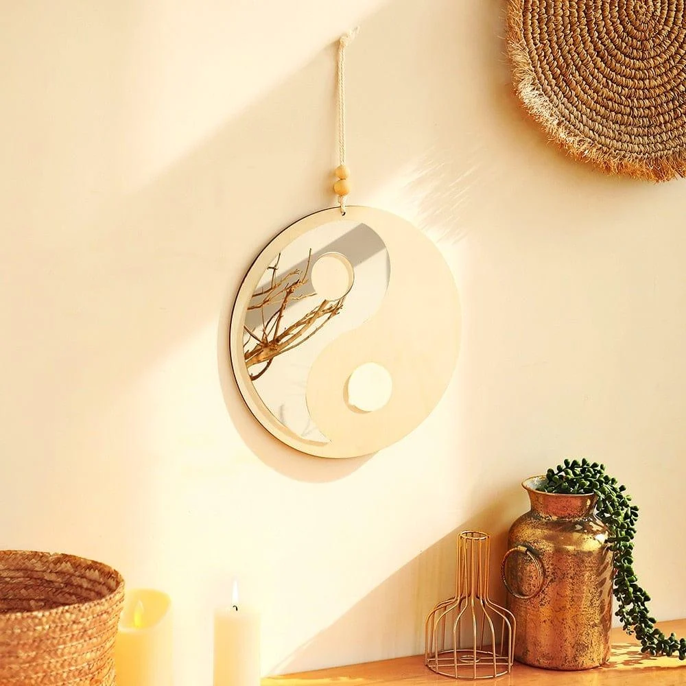 Yin & Yang Feng Shui Mirror - Glova