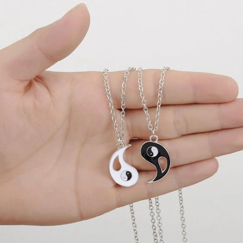 Yin Yang Two-Piece Necklace - Glova