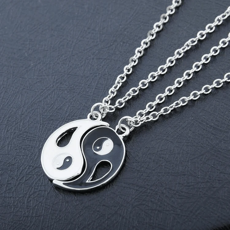 Yin Yang Two-Piece Necklace - Glova