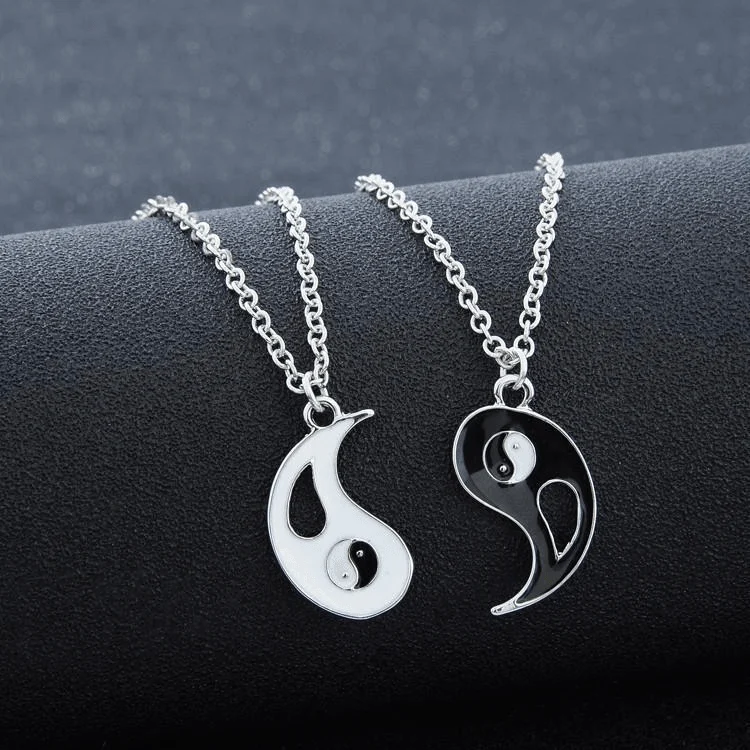 Yin Yang Two-Piece Necklace - Glova