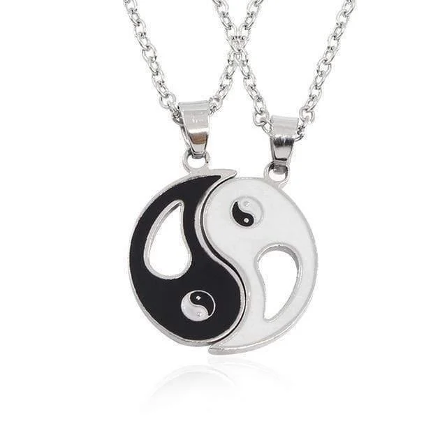 Yin Yang Two-Piece Necklace - Glova