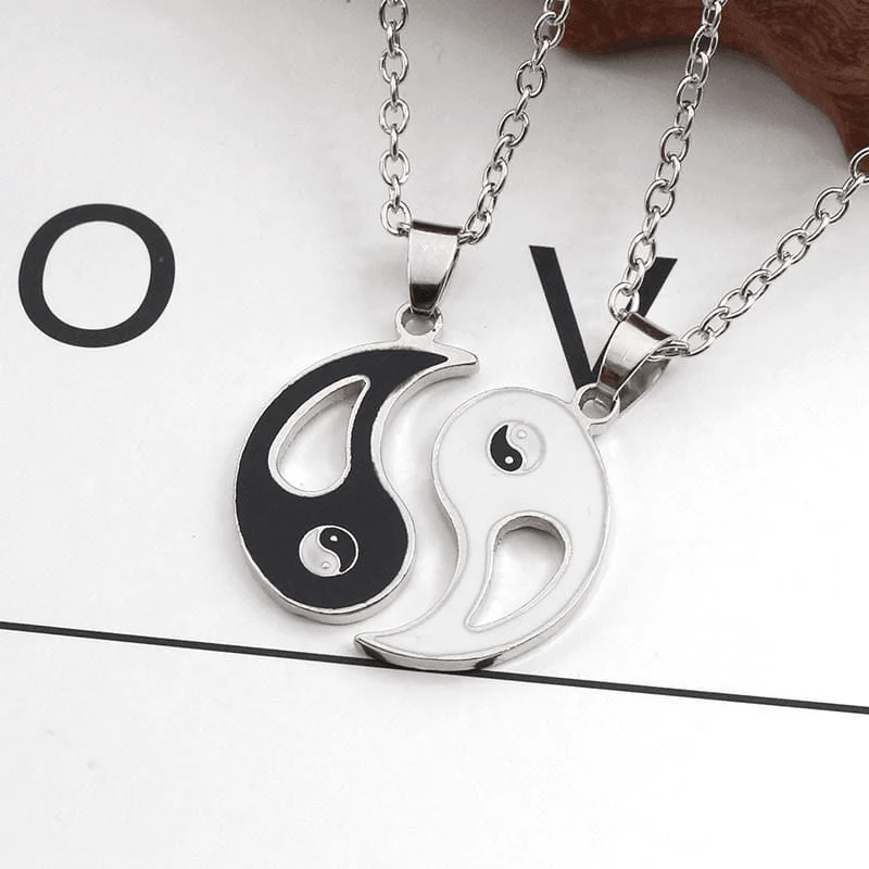 Yin Yang Two-Piece Necklace - Glova