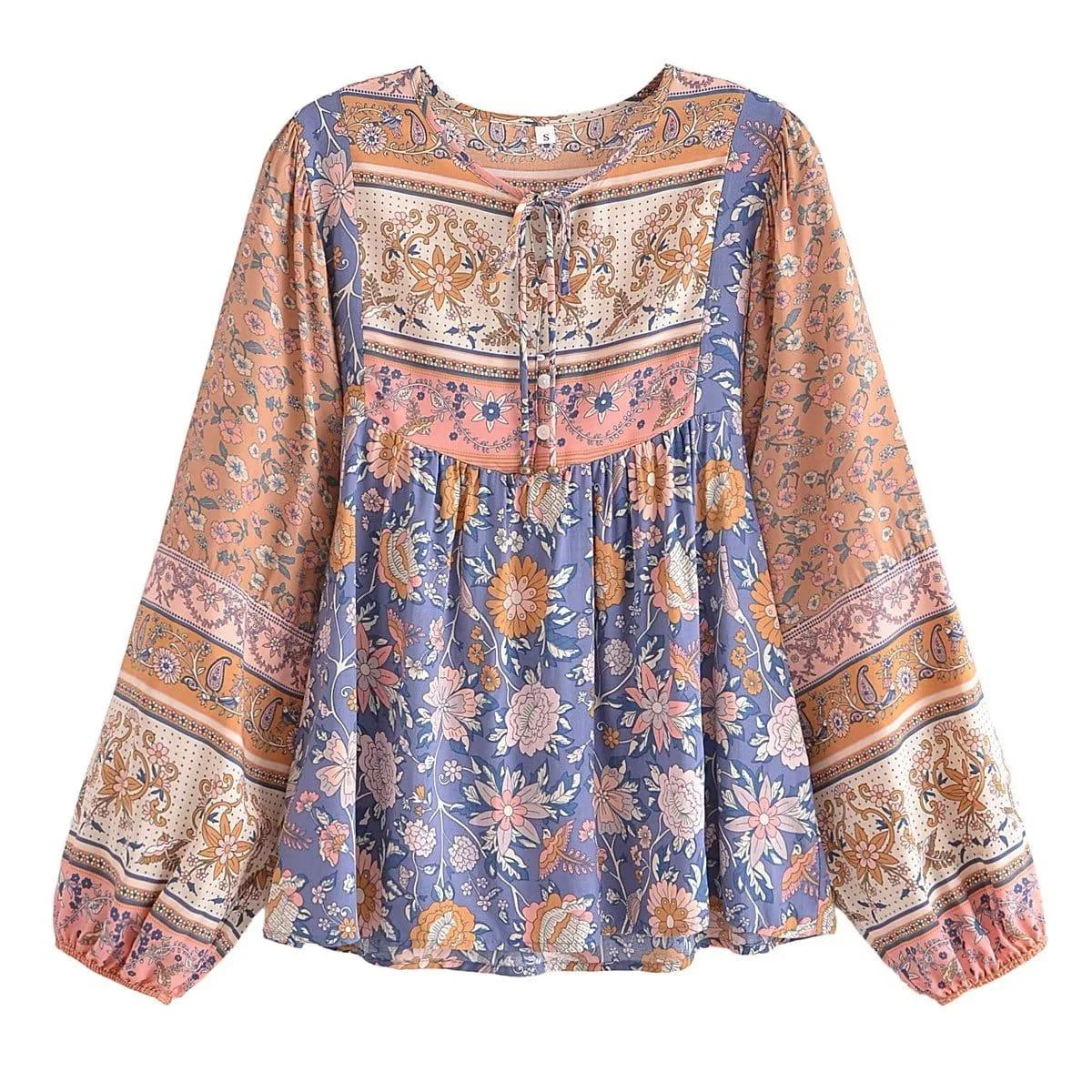 Zara Boho Long Sleeve Top - Glova