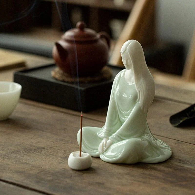 Zen Beauty Incense Holder Figurine - Glova