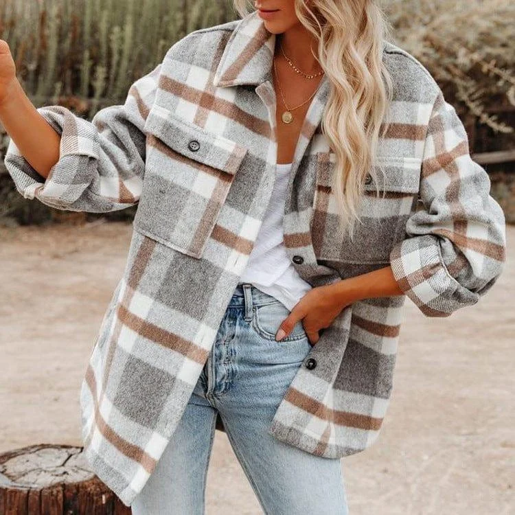 Zephyria Plaid Jacket - Glova