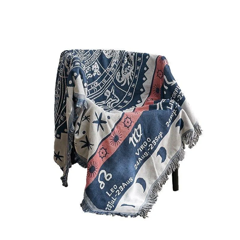 Zodiac Boho Throw Blanket - Glova