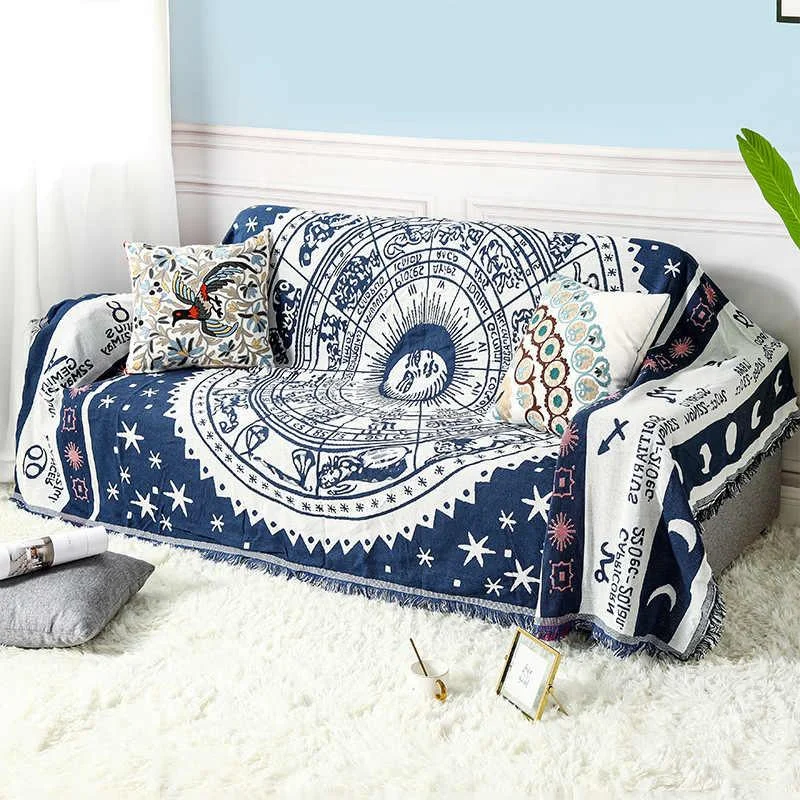 Zodiac Boho Throw Blanket - Glova