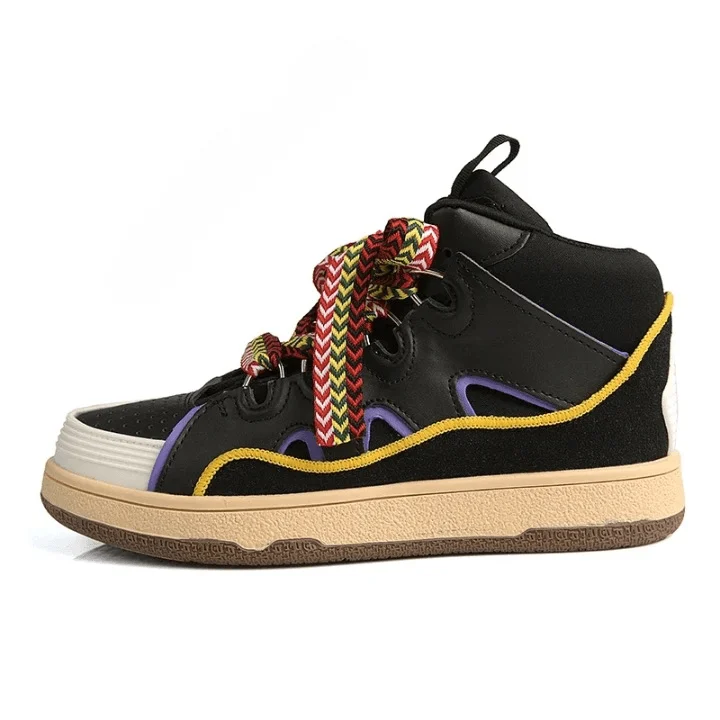 Zodie Wide Shoe Lacing UNISEX High Top Sneakers - Glova