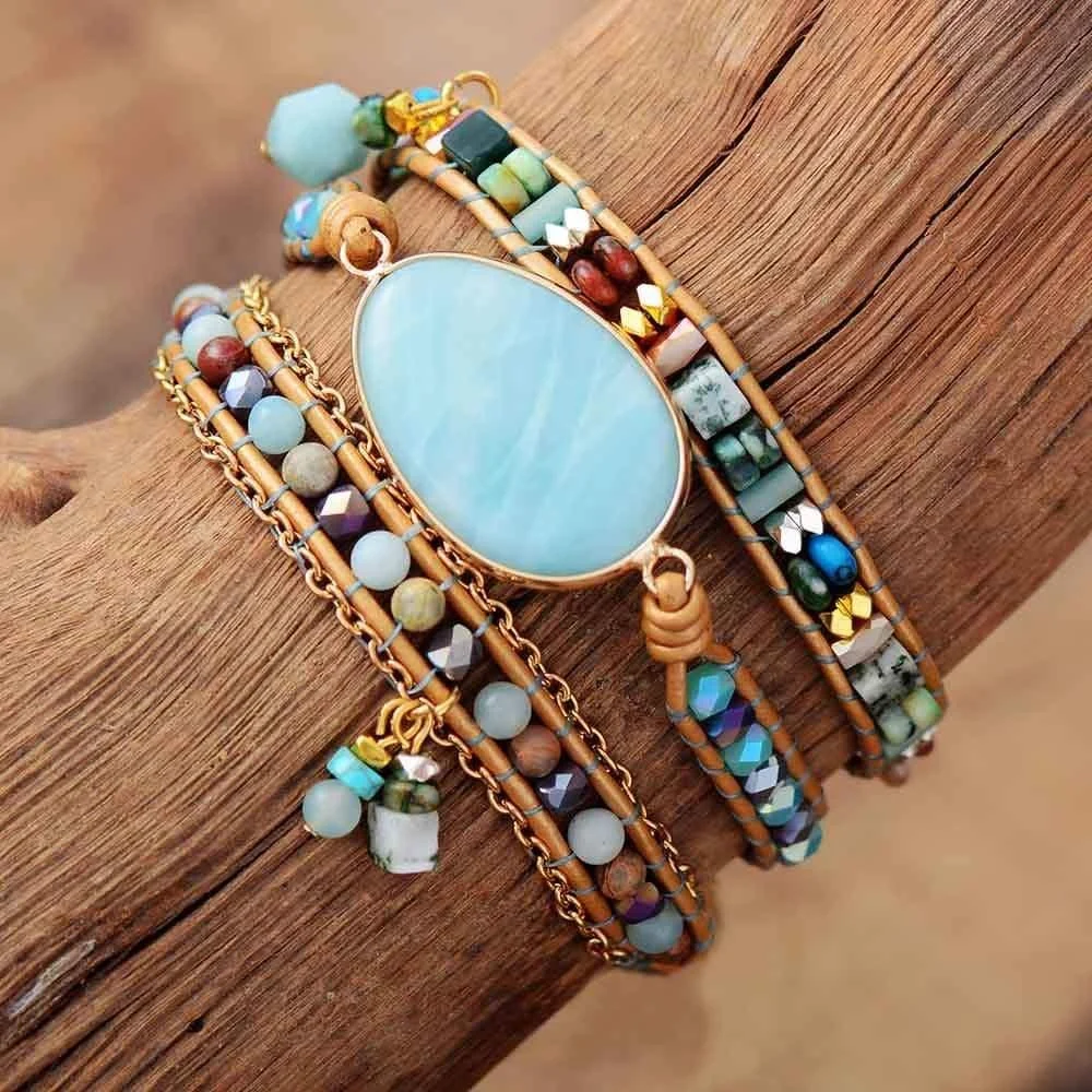 Natural Stone Beaded Bracelet - Glova