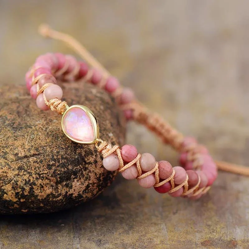 Natural Stone Braided Bracelet - Glova