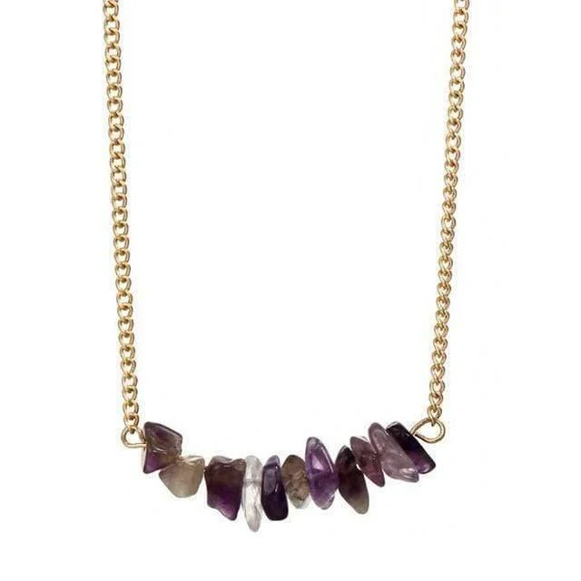 Natural Stone Choker Necklace - Glova