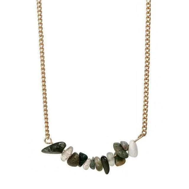 Natural Stone Choker Necklace - Glova